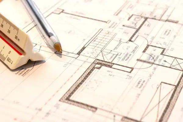 Image of architect Locks Heath drawings